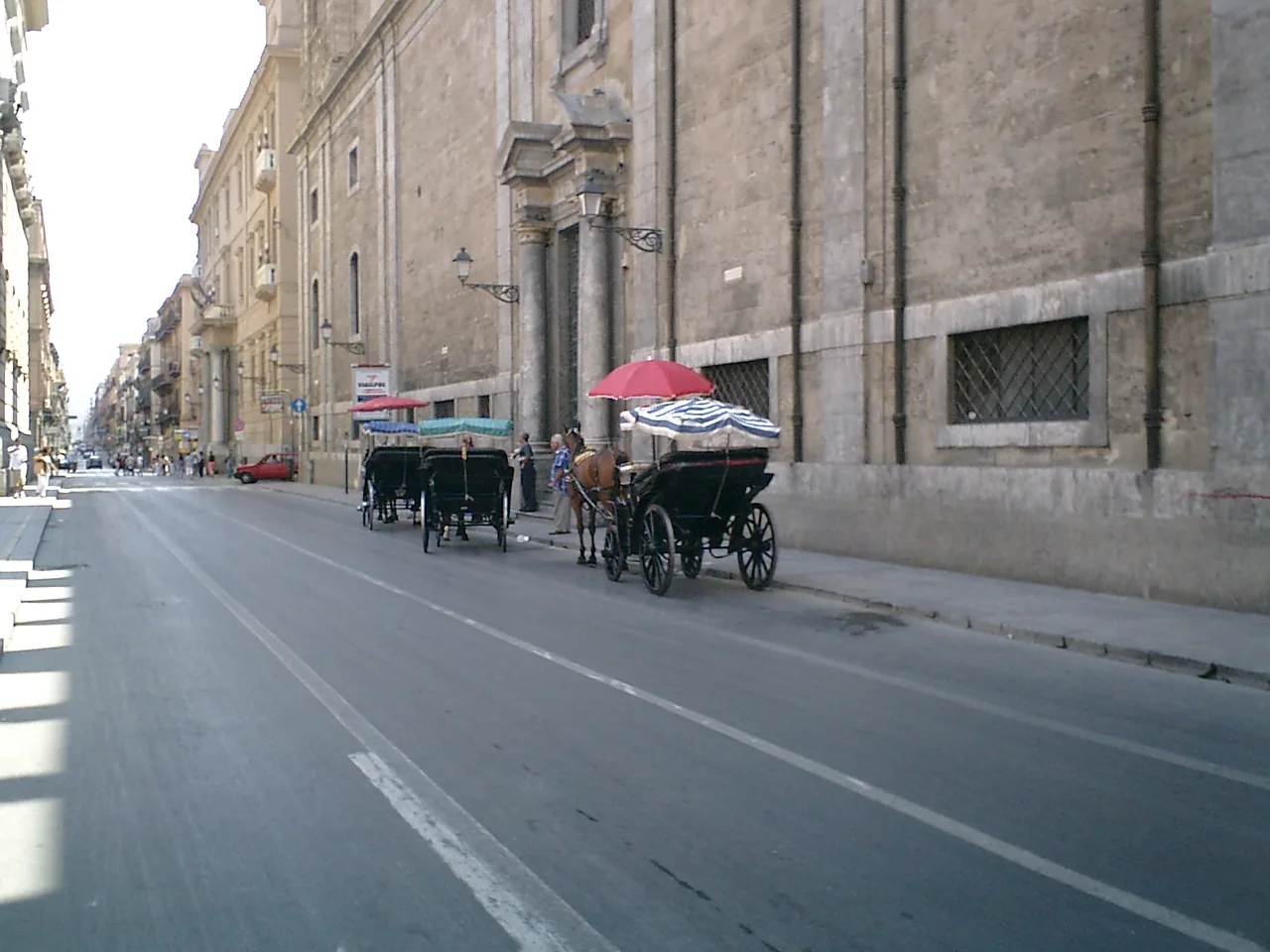 A view along Via Maqueda in central Palermo
